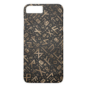 Case-Mate iPhone Case Des runes plus anciennes - or de motif de Futhark