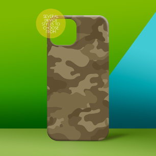 Etui iPhone 13 Pro Max Désert Motif de Camo Militaire