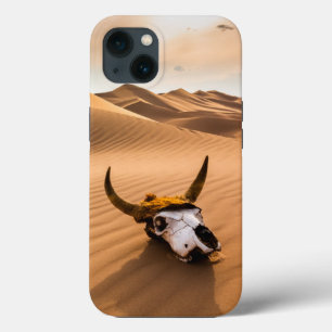 Case-Mate iPhone Case Deserts Cow Skull Rippled Sand Dunes
