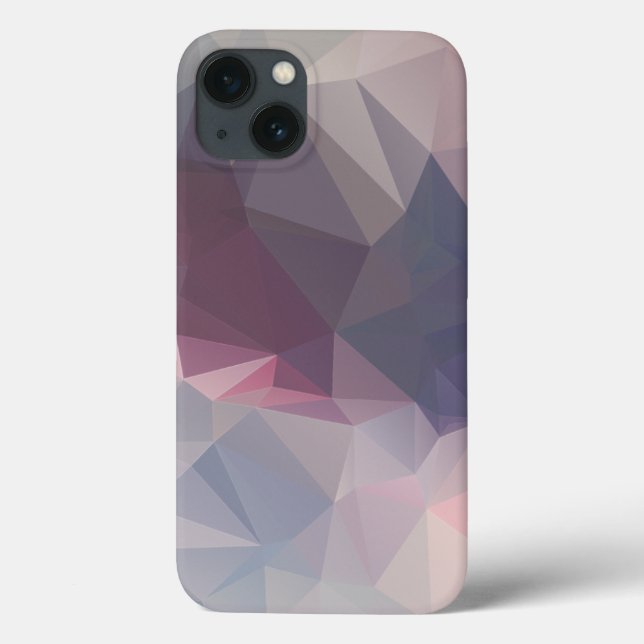 Coques Case-Mate iPhone Design Abstrait de Motif rose gris (Verso)
