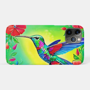 Case-Mate iPhone Case Design artistique des colibris floraux