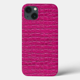 Case-Mate iPhone Case Design Chic Esthétique Effet Cuir Rose Minimal