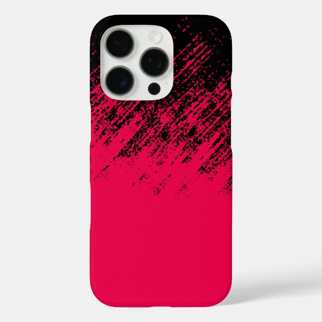 Coques Case-Mate iPhone Design cool en noir et rouge (Verso)