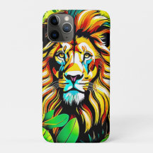 Design d'art pop de Jungle Lion
