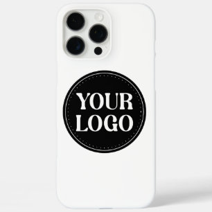 Coques iPhone 16 Pro Max Design de code QR noir élégant Marque élégante