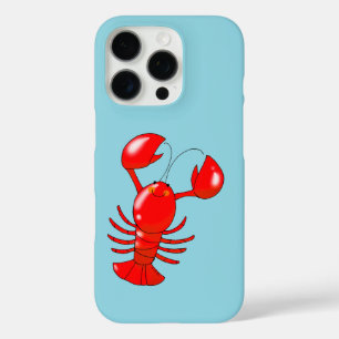 Coques iPhone 16 Pro Design de dessin de homard au homard doux et souri