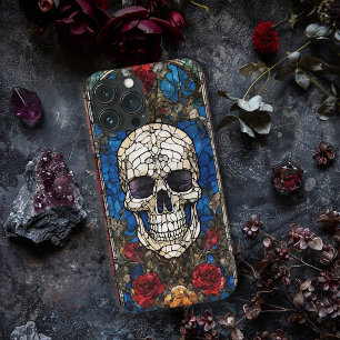 Case-Mate iPhone Case Design de la fenêtre en verre de crâne gothique