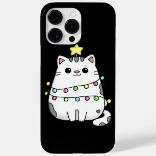 Coque Pour Pour iPhone 14 Pro Max Design de Noël de chat mignon