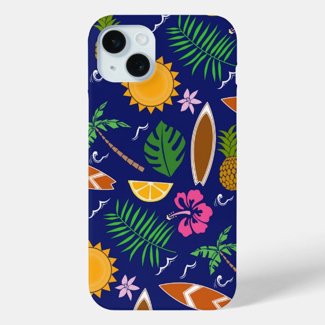 Coques Case-Mate iPhone Design de plage d'été (Verso)
