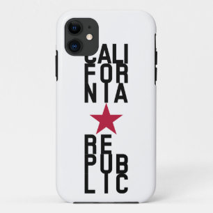 Coque Case-Mate Pour iPhone Design de texte original Californie République