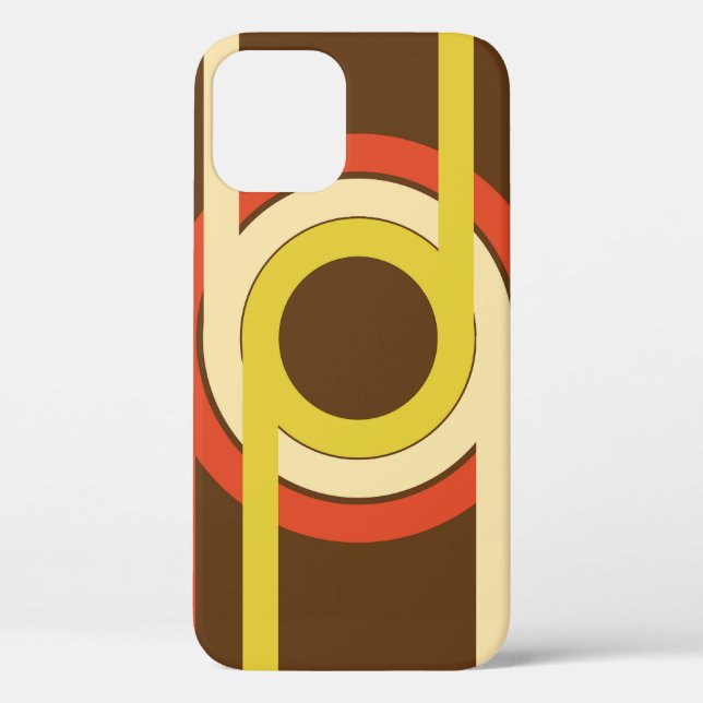 Coques Case-Mate iPhone Design d'inspiration Retro Golden Ratio. (Verso)