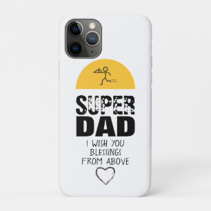 Case-Mate iPhone Case Design élégant "SUPER DAD" Voeux personnalisés