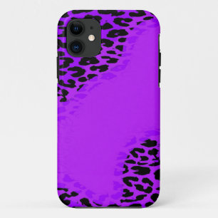 Etui iPhone Case-Mate Design empreinte de léopard rétro et moderne viole