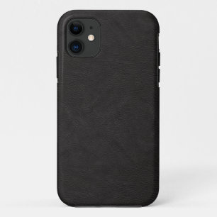 Case-Mate iPhone Case Design en cuir noir