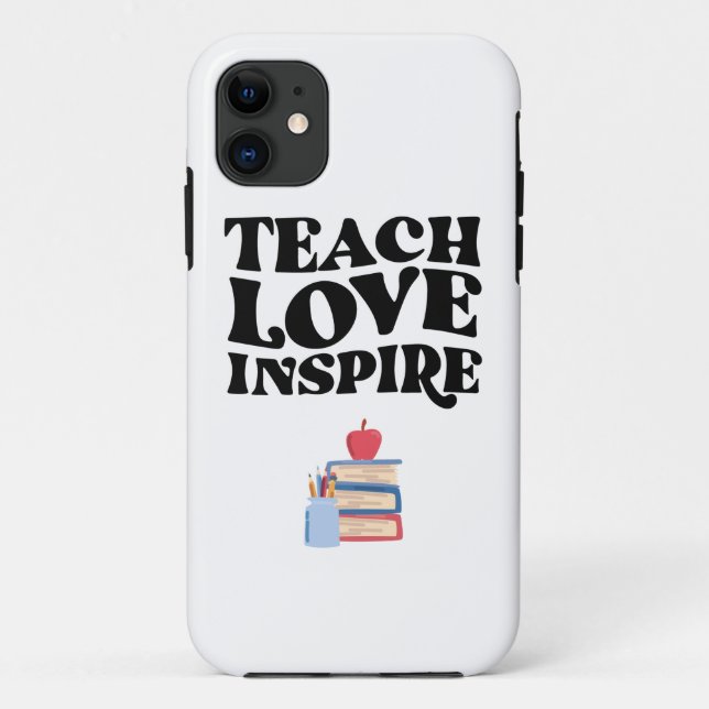 Coques Case-Mate iPhone design enseignant pour enseignants café tasse main (Dos)