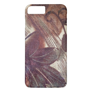 Coques Pour iPhone Design floral Brown Abstrait 1