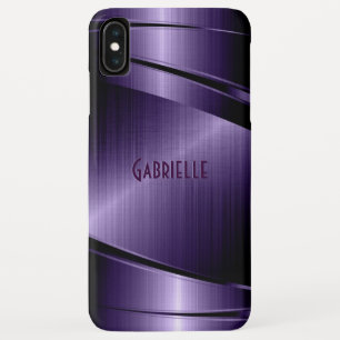 Case-Mate iPhone Case Design géométrique moderne violet brillant