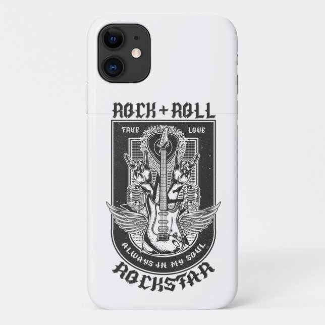 Coques Case-Mate iPhone Design Guitar Rock (Dos)