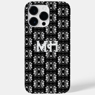 Coque Pour Pour iPhone 14 Pro Max Design moderne scandinave noir et blanc