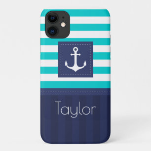 Case-Mate iPhone Case Design moderne tendance rayé Nautique Personnalisé