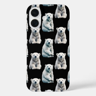 Coques iPhone 16 Design Motif animal de l'ours polaire