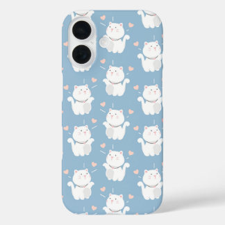 Coques iPhone 16 Design motif chaton mignon