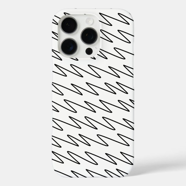 Coques Case-Mate iPhone Design motif en noir et blanc (Verso)