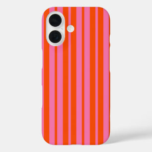 Coques iPhone 16 Design Motif Orange Rose