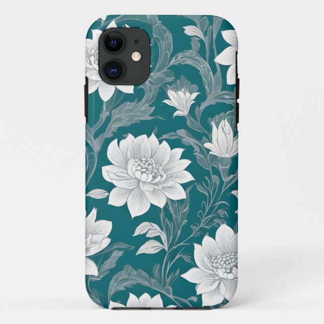 Coques Case-Mate iPhone Design oriental blanc (Dos)