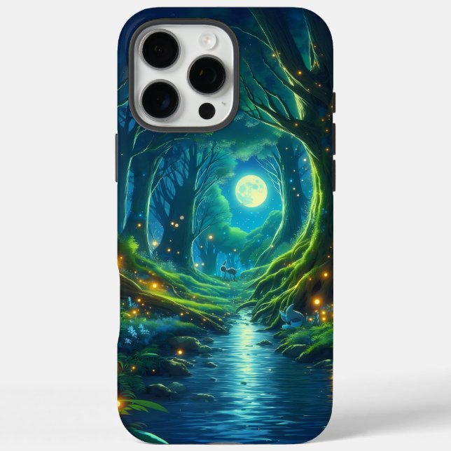 Coques Case-Mate iPhone Design paysage serein éclairé (Verso)