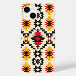 Coque Pour iPhone 14 Design tribal Aztec