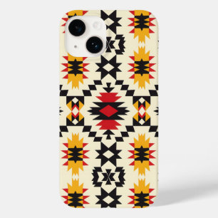 Coque Pour iPhone 14 Design tribal Aztec