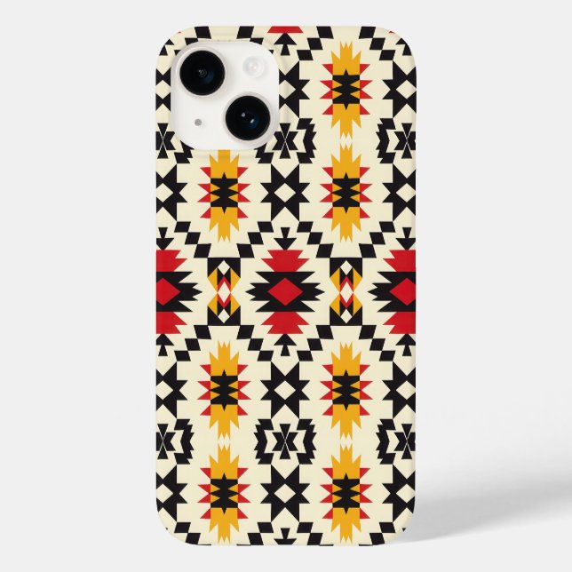 Coques Case-Mate iPhone Design tribal Aztec (Verso)