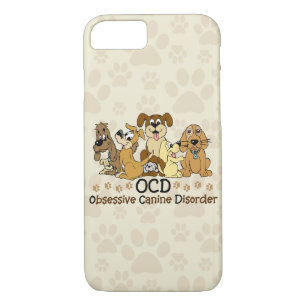 Coque iPhone 7 Désordre canin obsédant d'OCD