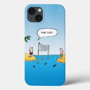 Case-Mate iPhone Case Dessin animé drôle de volley-ball de requin