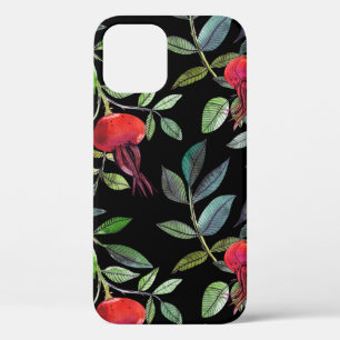 Case-Mate iPhone Case Dessin d'aquarelle botanique motif dogrose. Brig