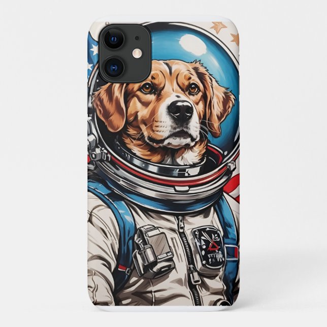 Coques Case-Mate iPhone Dessin de chien traditionnel américain (Dos)