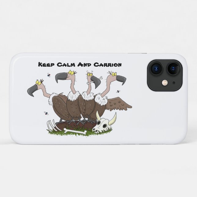 Coques Case-Mate iPhone Dessin de l'humour vautours drôle (Dos (Horizontal))