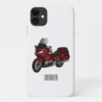 Dessin de moto de tourisme
