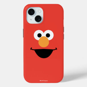 Coque Pour iPhone 15 Dessin de visage d'Elmo