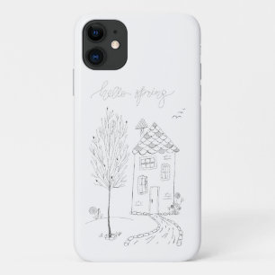 Case-Mate iPhone Case Dessin d'encre source Hello