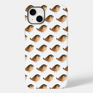 Coque Pour iPhone 14 Plus Dessin d'Oiseau de Bruant