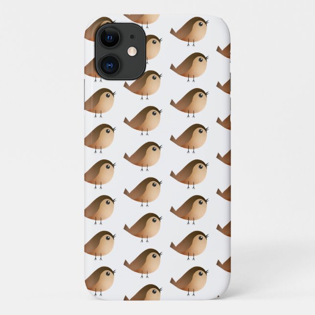 Coques Case-Mate iPhone Dessin d'Oiseau de Bruant (Dos)