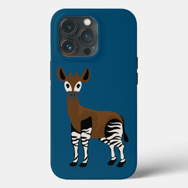Coques Case-Mate iPhone Dessin d'Okapi, Animal Majestic Okapi, Amateurs d' (Verso)
