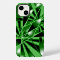 Dessin en perspective de fond couleur dégradé vert