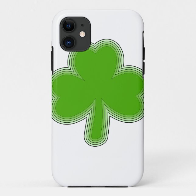 Coques Case-Mate iPhone Dessin Shamrock de Saint Patrick (Dos)