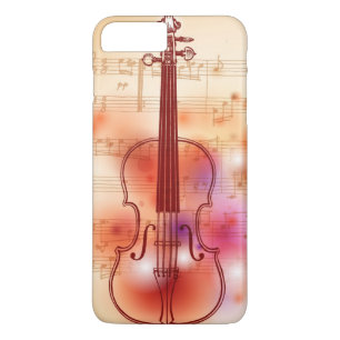 Coque Case-Mate Pour iPhone Dessin sur l'arrière - plan d'aquarelle du violon