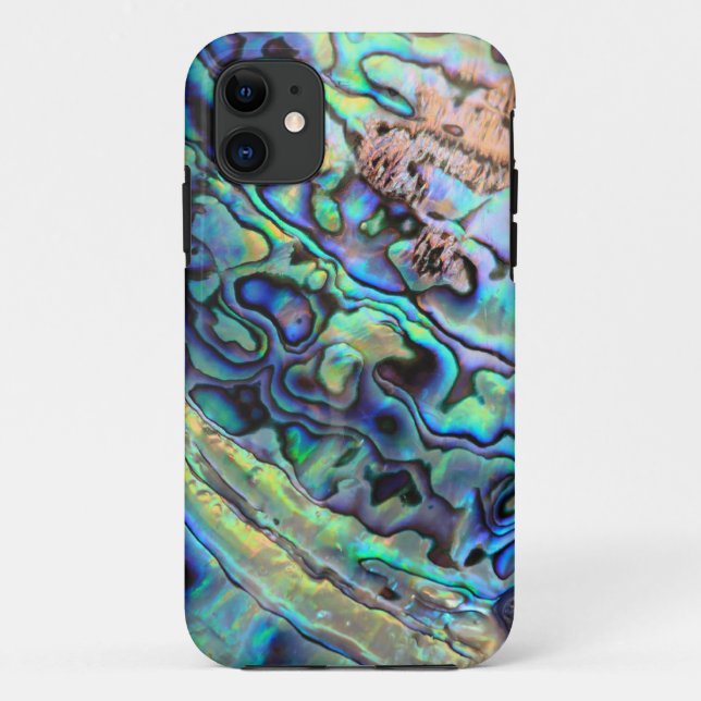 Coques Case-Mate iPhone Détail de la coquille de Paua (Dos)