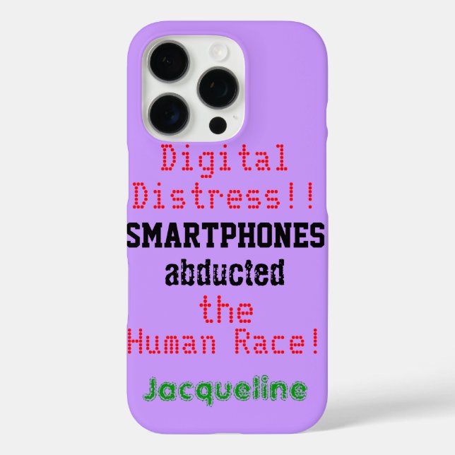 Coques Case-Mate iPhone Détresse numérique Smartphone Citation humoristiqu (Verso)