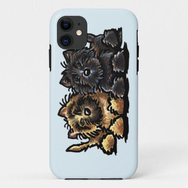 Coques Case-Mate iPhone Deux Cairn Terriers (Dos)